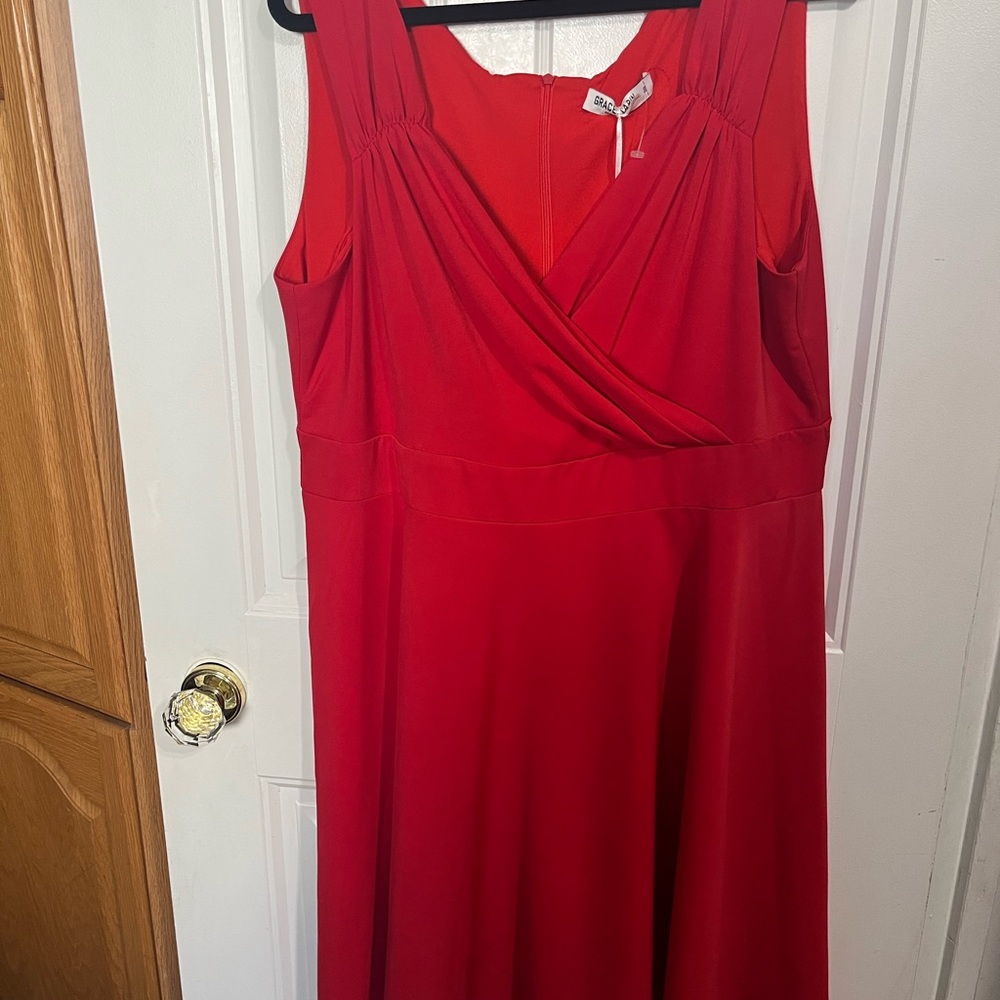 Elegant Red Sleeveless Dress Grace‎ Karin